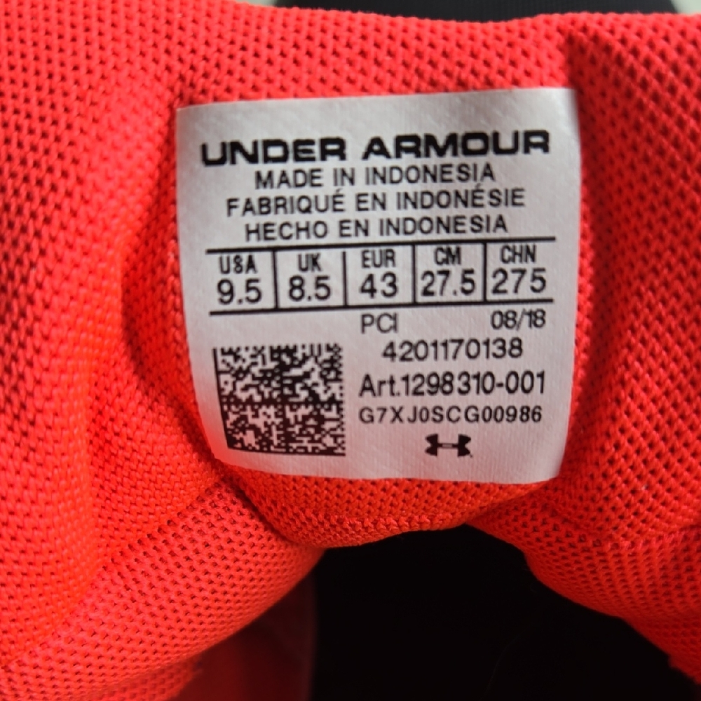 Under Armour Red Sneakers